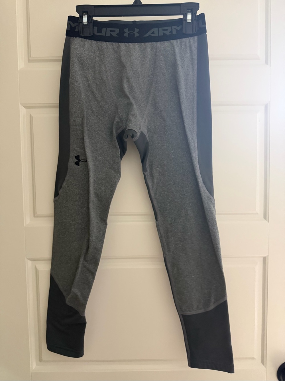 Under Armour Gray and Black Men's Training Tights